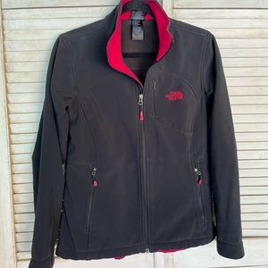 Women's North Face Jacket,  Full Zip  Size Medium. Pink & Black !
